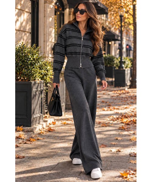 ANTHRACITE SET KNITWEAR - 255973