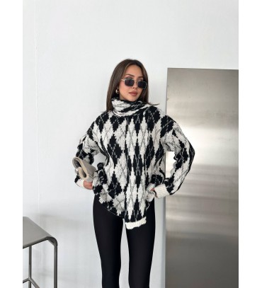 BLACK JUMPER KNITWEAR - 256141