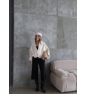 WHITE COAT-OVERCOAT FAUX LEATHER - 256170